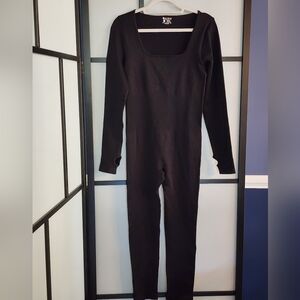 Black Long Sleeve Jumpsuit, XL